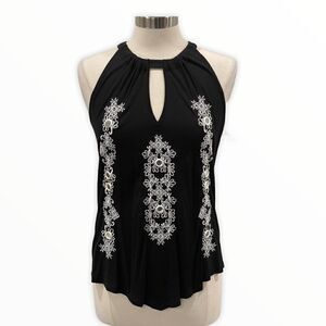 INC International Concepts Embellished Halter Top